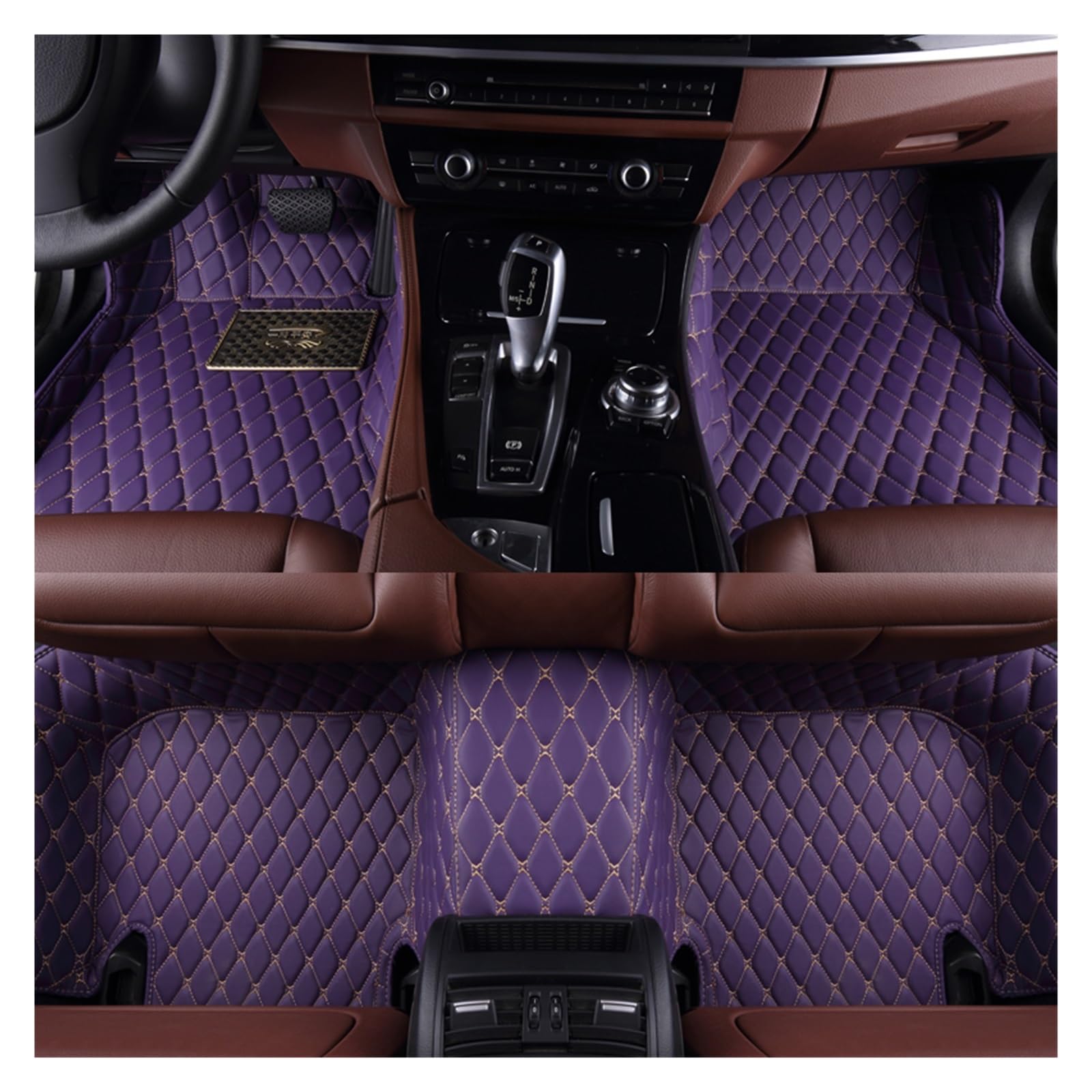 Custom Floor MatS Compatible With Kia Sportage NQ5 2022 2023 Auto Accessories Pads Foot Carpet(Purple) von BOABEODVB