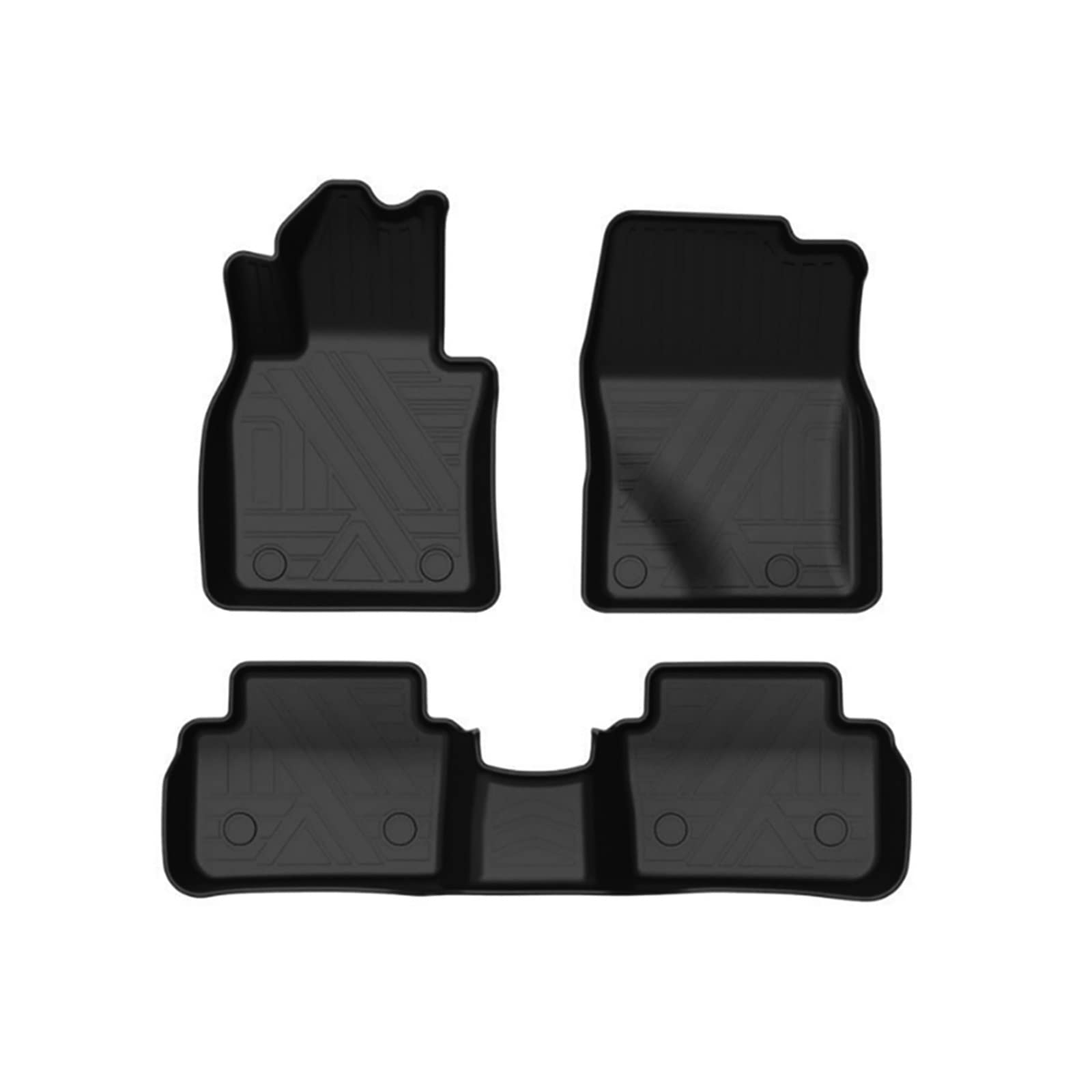 Fußmatten Teppiche Teppich Boden Liner LHD TPE Fuß Pads Kompatibel Mit Mazda CX-30 2020 2021 Auto Interieur Zubehör(3Pcs) von BOABEODVB