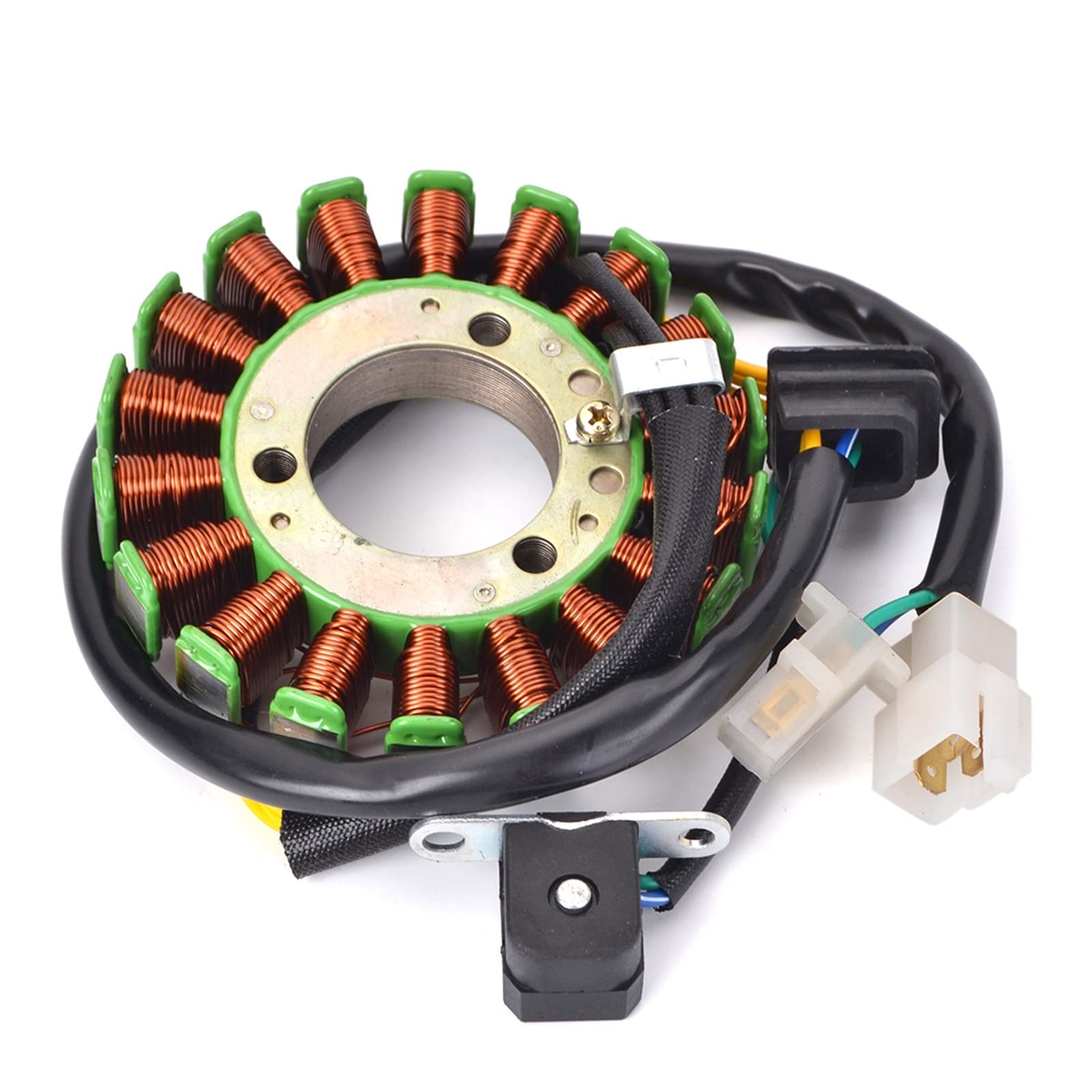 Motorrad Generator Stator Spule Kompatibel mit Suzuki GN250 1982-2001 TU250 1997-2016 1998 1999 2000 GN TU 250 Magneto 250cc 32101-38302 von BOABEODVB