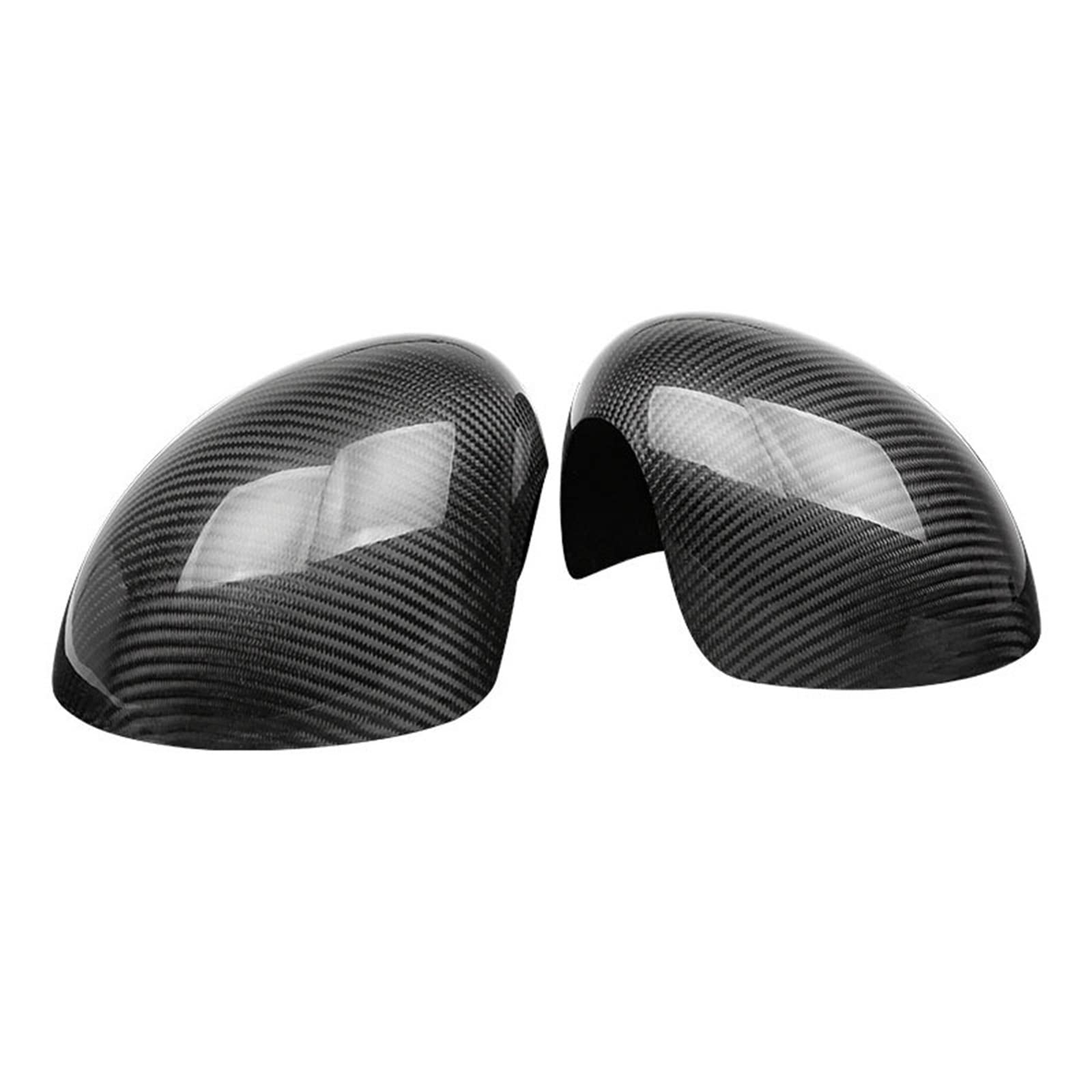 Pair Real Carbon Fiber Rear Wing Mirror Cover Caps Protection Shell Compatible with Cooper Accessories R55 R56 R60 F55 F56 F60(F55-F60 LHD) von BOABEODVB