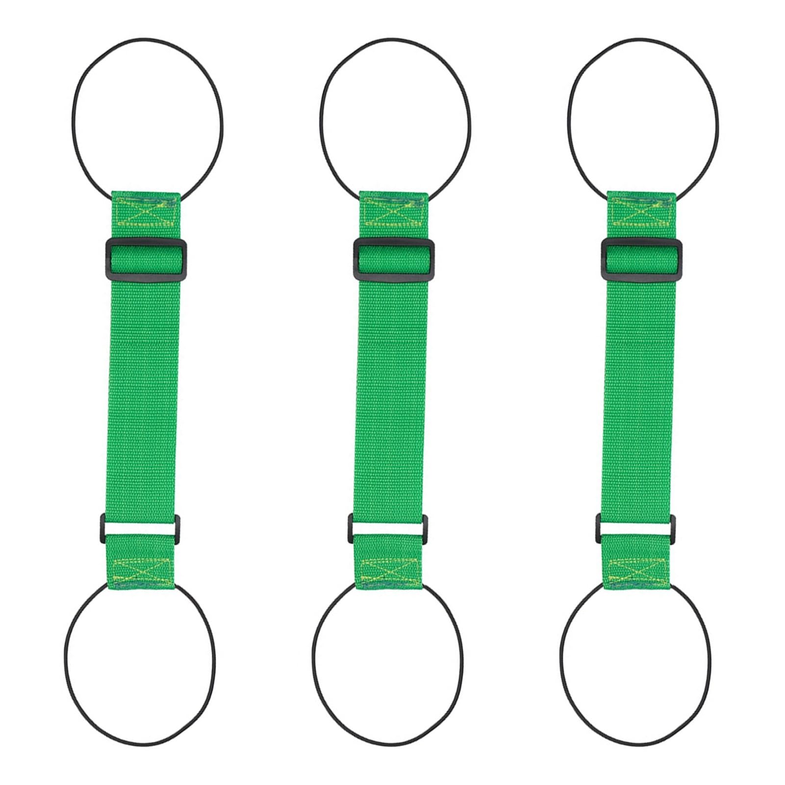BODOBTF 3 Stück verstellbare elastische Gepäckgurte Gepäckgurte Gepäckgurte Reisegepäck Spanngurte Tragbare feste Gurte (Grün) von BODOBTF