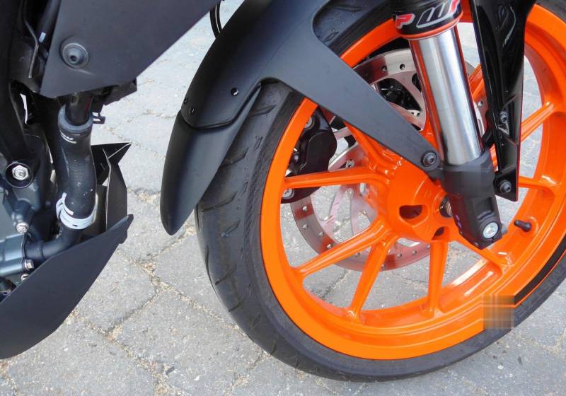 BODYSTYLE Kotflügelverlängerung vorne kompatibel mit KTM 125 Duke KTM IS Duke 125 ccm Bj. 2017-2023 von BODYSTYLE