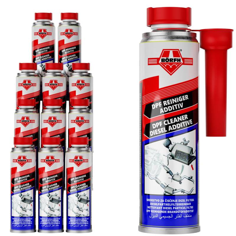 BÖRFH 12x 300ML DPF Reiniger DPF Cleaner DIESELPARTIKELFILTER Reiniger Additiv von BÖRFH