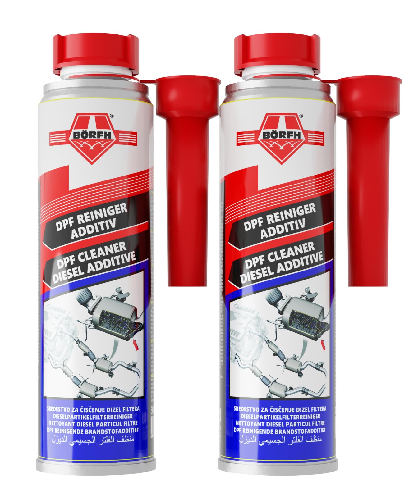 BÖRFH 2X 300ML DPF Reiniger DPF Cleaner DIESELPARTIKELFILTER Reiniger Additiv von BÖRFH