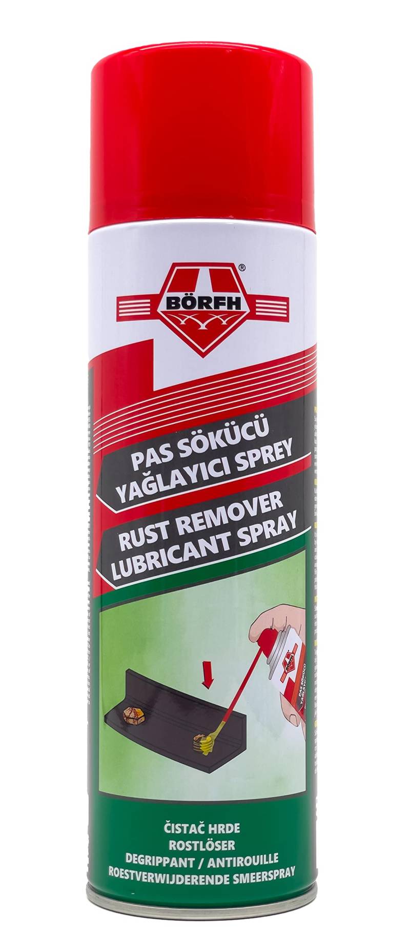 BÖRFH Rostlöser & Schmiermittel Spray - für verrostete Schrauben, Rostlöser Spray, Entfernen Sie festsitzende Schrauben, Muttern und andere Gegenstände mit Rostlöser Spray, Rostlöser und Schmiermittel von BÖRFH