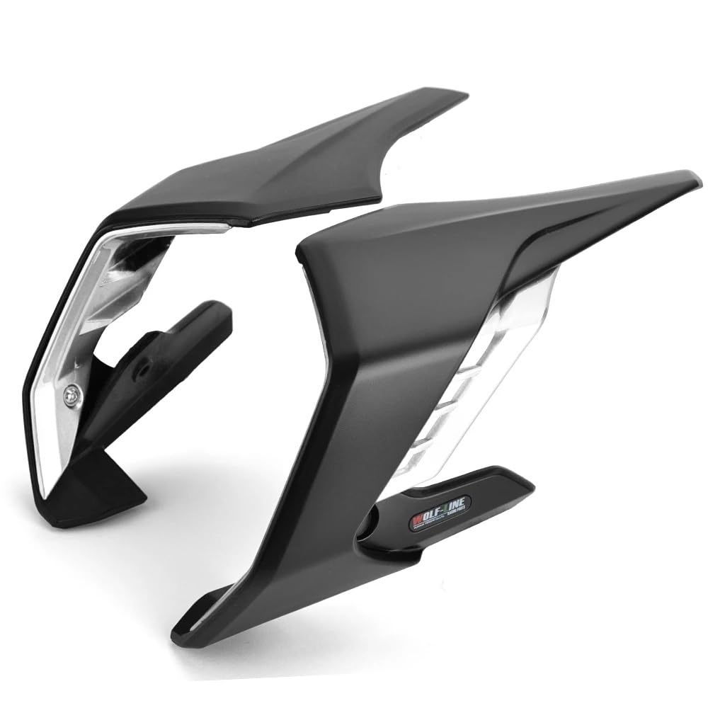 Aerodynamische Winglets Für Motorräder Motorrad Vorderseite Spoiler Winglet Seite Spoiler Air Deflektor Flügel Für H&ONDA CB650R 2019 2020 2021 2022 2023(0) von BOEYDSE88