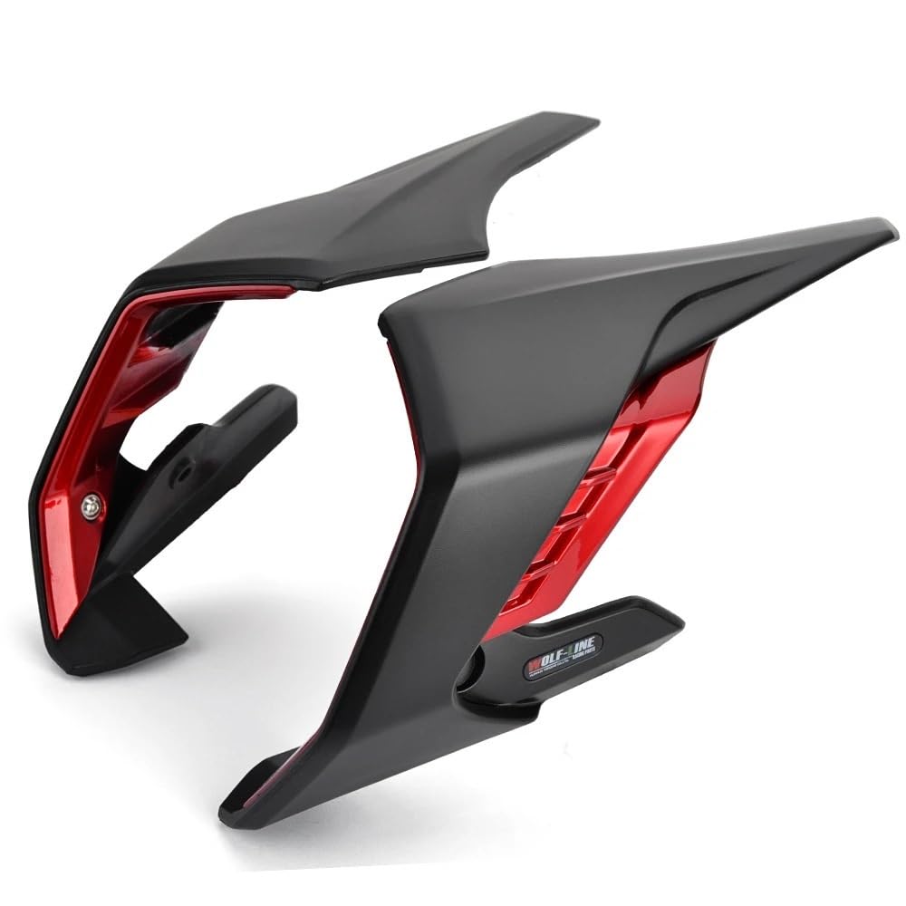 Aerodynamische Winglets Für Motorräder Motorrad Vorderseite Spoiler Winglet Seite Spoiler Air Deflektor Flügel Für H&ONDA CB650R 2019 2020 2021 2022 2023(1) von BOEYDSE88