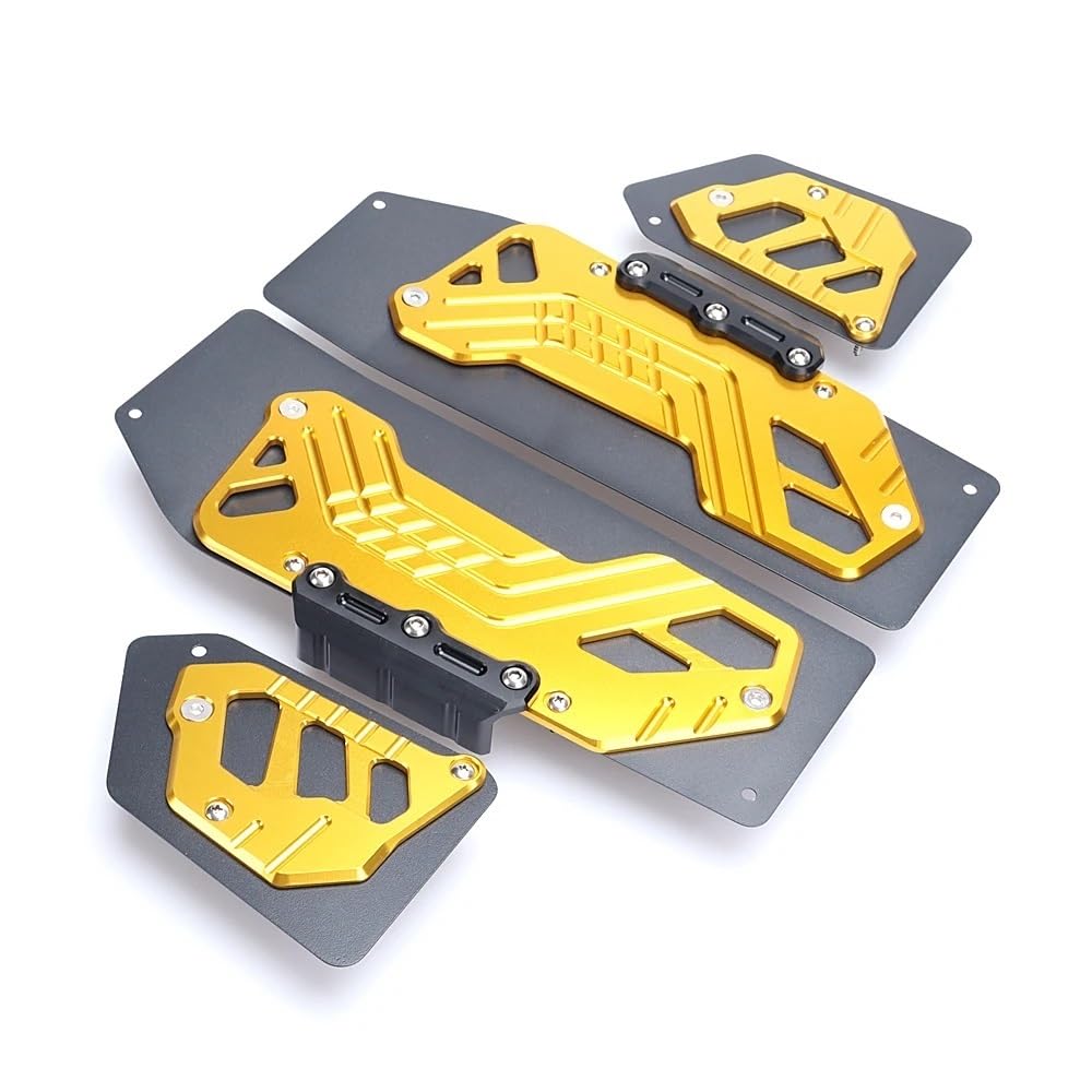 BOEYDSE88 Motorrad-Fußrasten Für H&ONDA ADV 350 ADV-350 ADV350 2022 2023 Motorrad Fußstütze Fuß Rest Pads Pedal Platte Bord Pedale(Gold) von BOEYDSE88