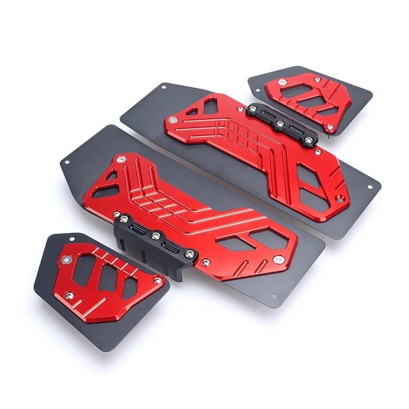 BOEYDSE88 Motorrad-Fußrasten Für H&ONDA ADV 350 ADV-350 ADV350 2022 2023 Motorrad Fußstütze Fuß Rest Pads Pedal Platte Bord Pedale(Red) von BOEYDSE88