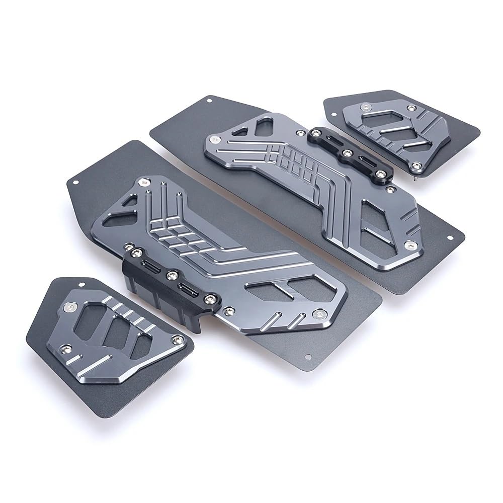 BOEYDSE88 Motorrad-Fußrasten Für H&ONDA ADV 350 ADV-350 ADV350 2022 2023 Motorrad Fußstütze Fuß Rest Pads Pedal Platte Bord Pedale(Titanium) von BOEYDSE88