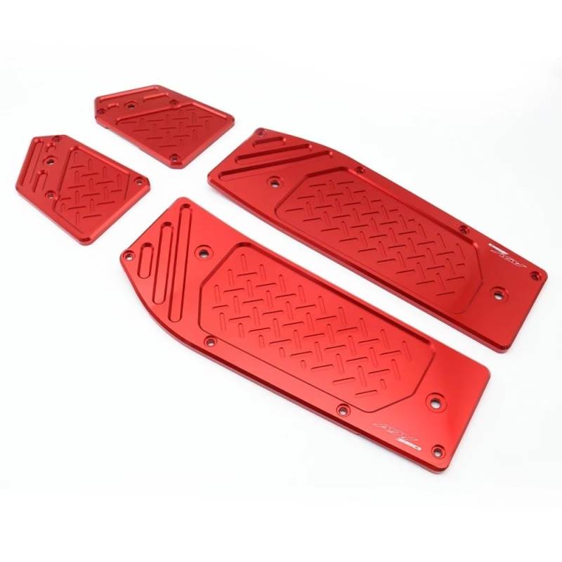 BOEYDSE88 Motorrad-Fußrasten Für H&ONDA ADV350 ADV 350 350 ADV 350adv 2021 2022 2023 Motorrad Pedal Fuß Pad Anti Slip Fuß Pedal Zubehör(Red) von BOEYDSE88