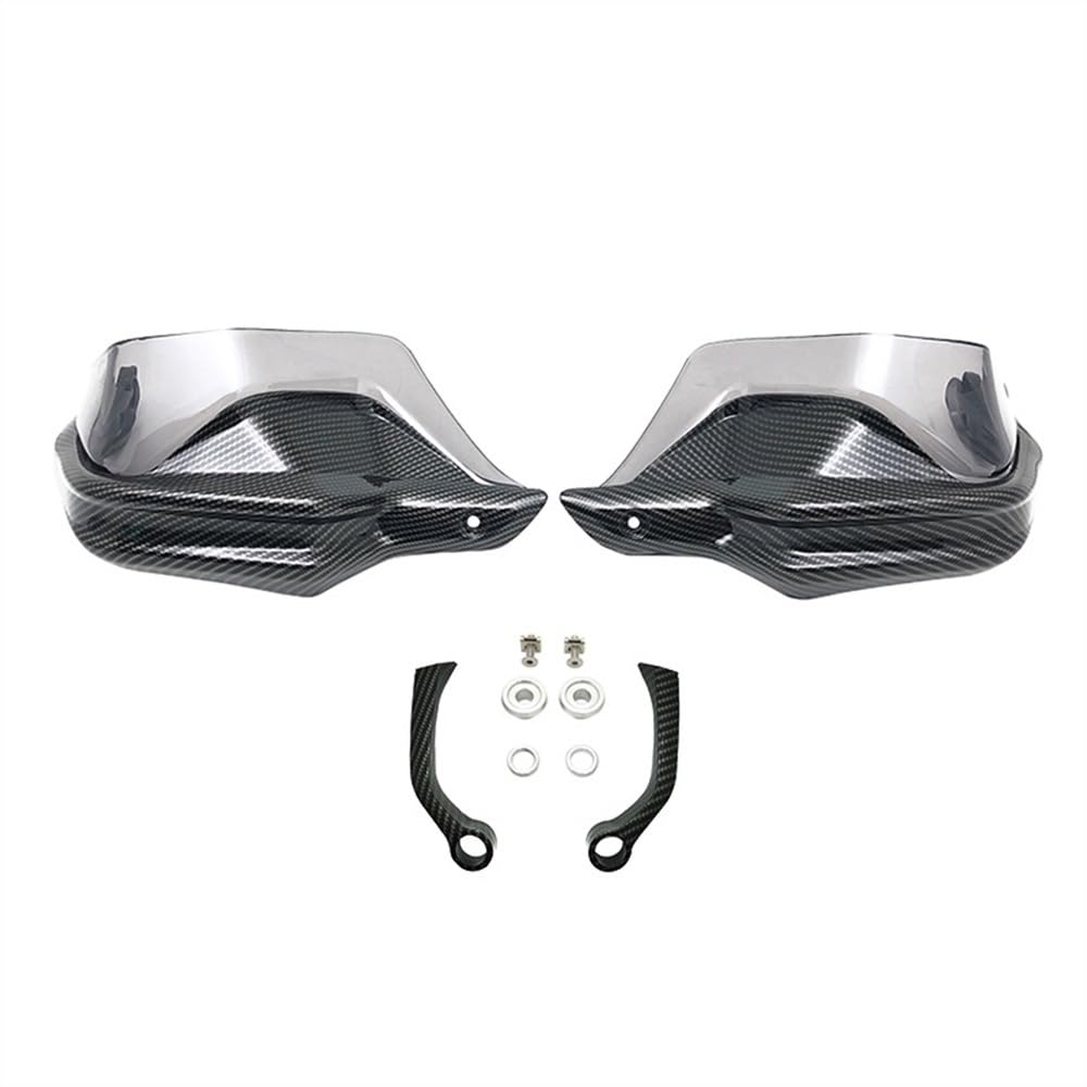 BOEYDSE88 Motorrad Handschutz Für B&MW R1200GS LC F800GS GSA F850GS F900R XR S1000XR R1250GS Motorrad Handschutz Schild Hand Schutzfolie Windschutzscheibe(Carbon Grey32) von BOEYDSE88