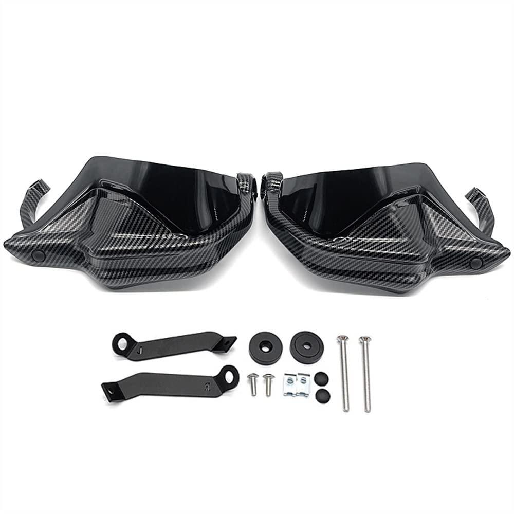 BOEYDSE88 Motorrad Handschutz Für H&ONDA NC750X CB 500X CB650F NC700X NC750S CB650F CTX700 2013-2021 Handschutz Schild Hand Schutzfolie Windschutzscheibe(Blcak4) von BOEYDSE88