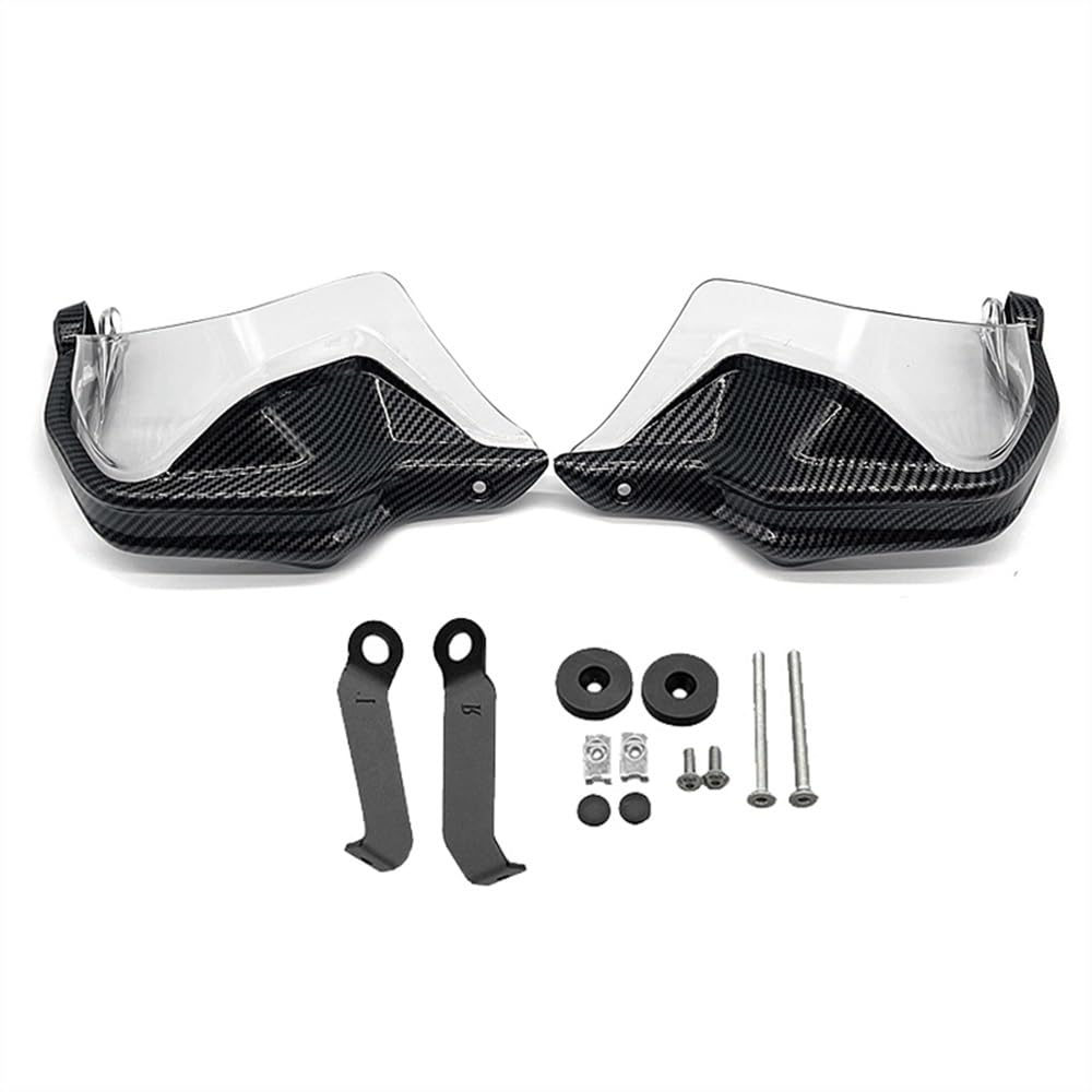 BOEYDSE88 Motorrad Handschutz Für H&ONDA NC750X DCT NC750S NC700X NC 750X2013-2021 2022 Motorrad Handprotektoren Schild Guards Windschutzscheibe Hand Wind Schutz(Carbon10) von BOEYDSE88