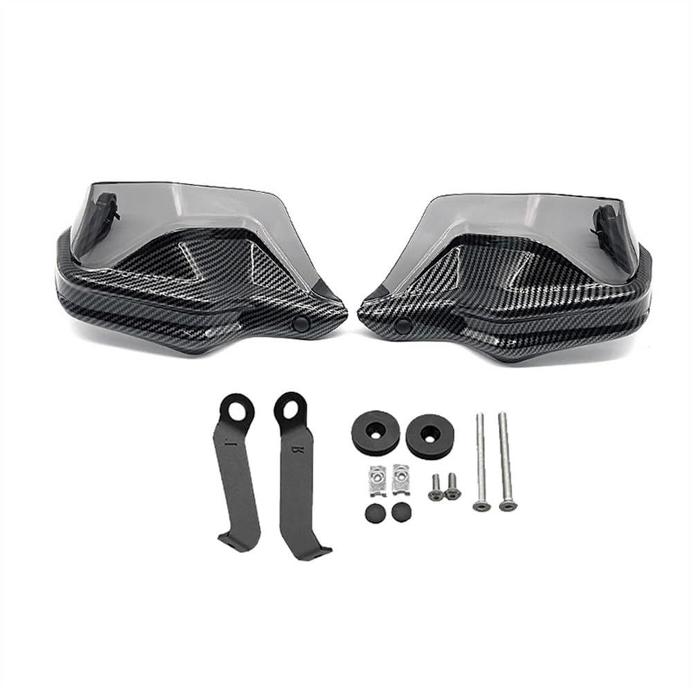 BOEYDSE88 Motorrad Handschutz Für H&ONDA NC750X DCT NC750S NC700X NC 750X2013-2021 2022 Motorrad Handprotektoren Schild Guards Windschutzscheibe Hand Wind Schutz(Grey2) von BOEYDSE88