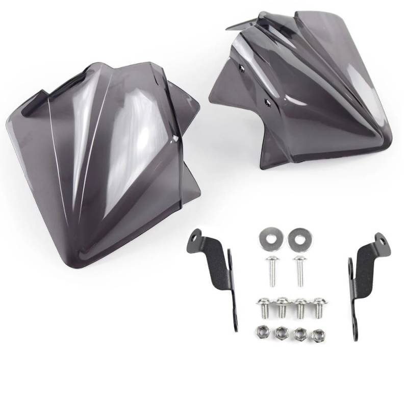 BOEYDSE88 Motorrad Handschutz Für Ho&nda Für Forza 125 250 300 350 2019 2020 2021 2022 Motorrad Windschutzscheibe Handprotektoren Frontwindabweiser Panels(Smoke1) von BOEYDSE88