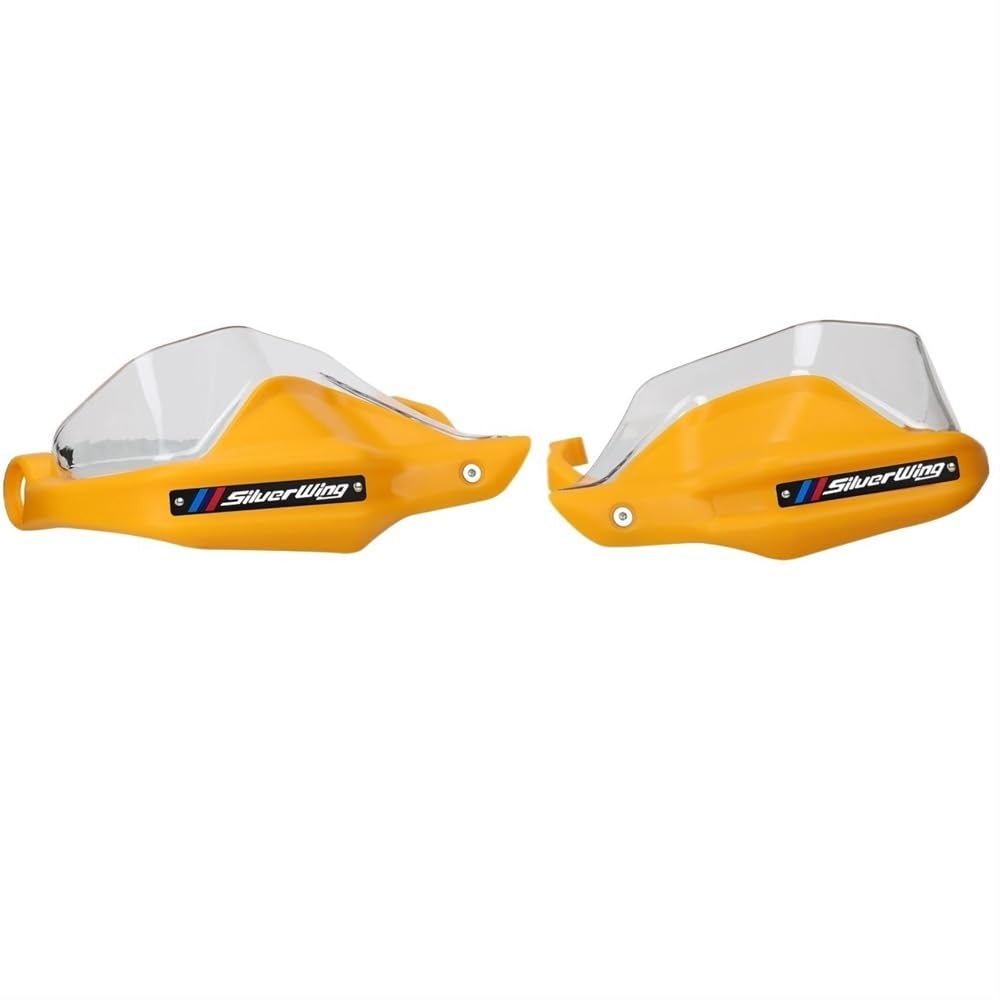 BOEYDSE88 Motorrad Handschutz Für Hon&da Silver Wing GT 400 600 GT400 GT600 Dedicated Handschutz Motorrad GT400 Handprotektoren Lenkerschützer Windschutzscheibe(Yellow2) von BOEYDSE88