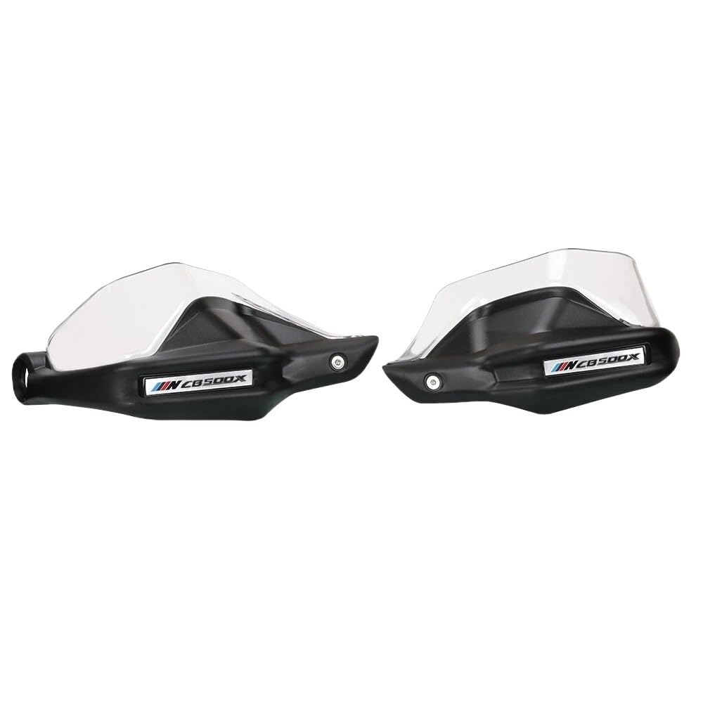 BOEYDSE88 Motorrad Handschutz Mit Logo CB500X Motorradhandschutz Handschutz Windschutzscheibe Handschutzabdeckung Für Ho&nda CB 500X 2013-2023(Clear LG) von BOEYDSE88