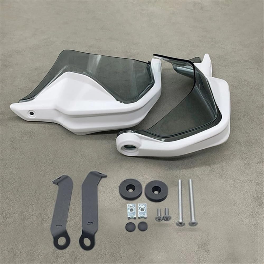 BOEYDSE88 Motorrad Handschutz Motorrad-Handprotektoren, Windschutzscheiben-Handwindschutz, Passend Für HON&DA NC750 X NC750S NC700X CB500 2012–2021(White - D) von BOEYDSE88