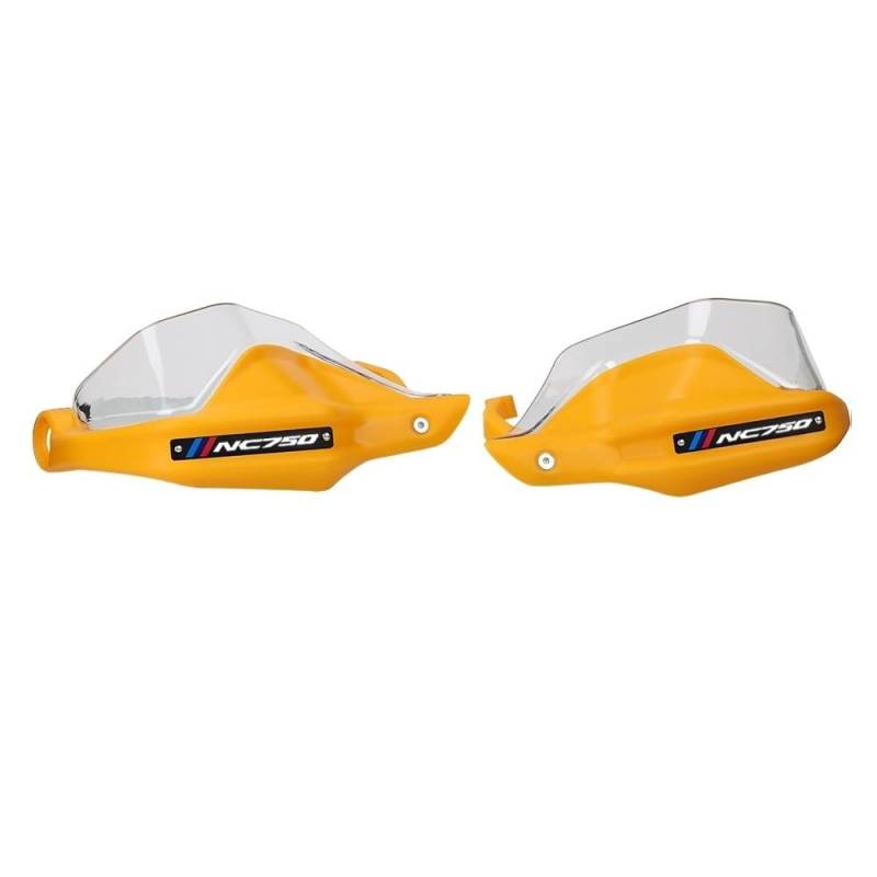 BOEYDSE88 Motorrad Handschutz Motorrad Handschutz Hand Schutz Wind Schild Hand Guards Abdeckung Motorrad Für H&ONDA Nc750x NC 750 700X NC700X NC750S NC750X(Yellow2) von BOEYDSE88