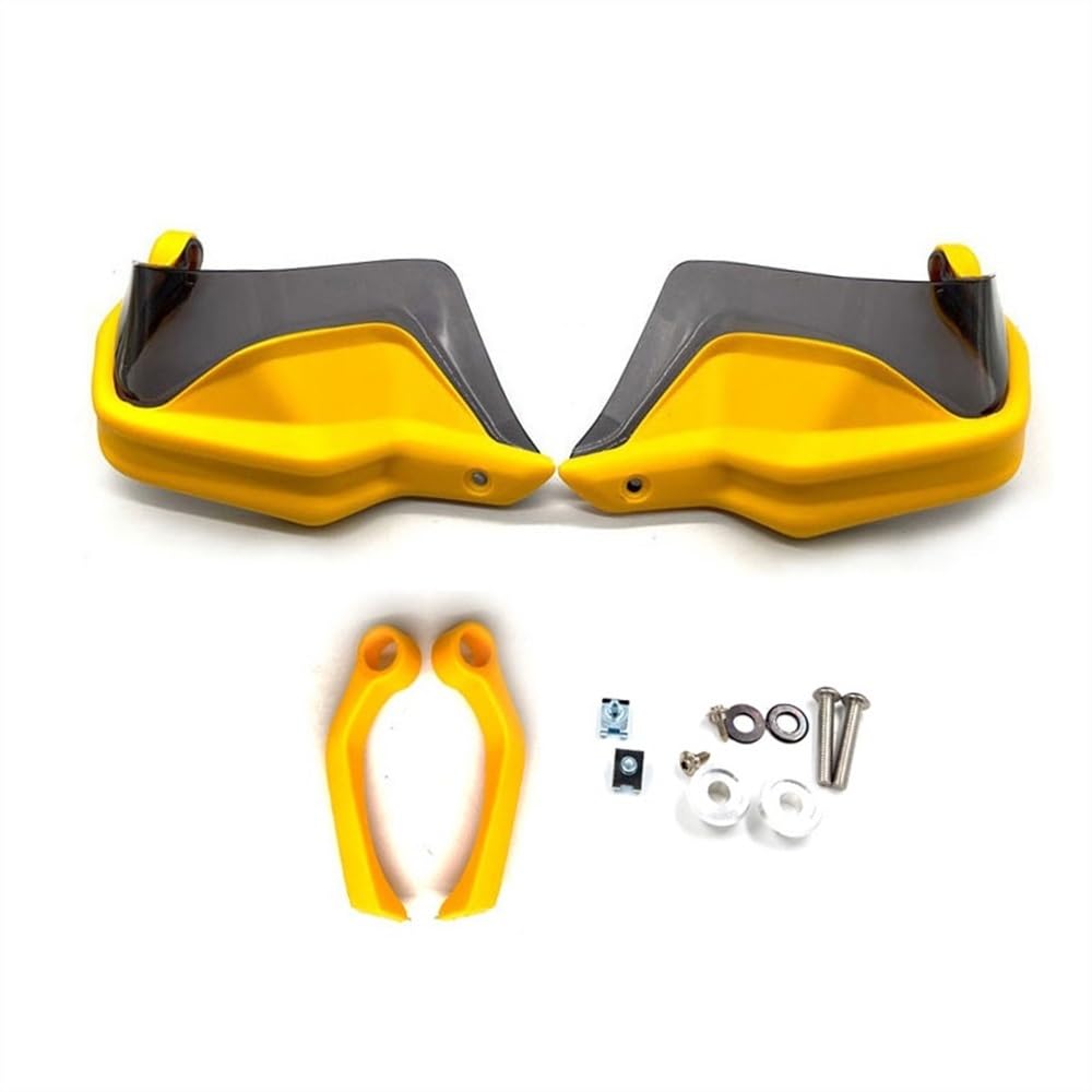 BOEYDSE88 Motorrad Handschutz R 1250 GS Windabweiser Schild Handschützer Handprotektoren Schutz Für B&MW R1200GS ADV/ F800GS Adventure /S1000XR F900R 2014-2021(Yellow25) von BOEYDSE88