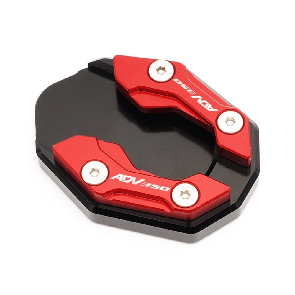 BOEYDSE88 Motorrad-Seitenständerpolster Für H&ONDA ADV350 ADV 350 2020 2021 2022 2023 Motorrad Zubehör Ständer Seitenständer Verlängerung Pad(Red 33) von BOEYDSE88