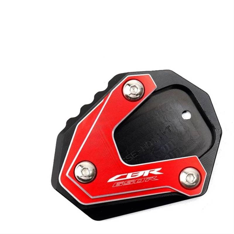 BOEYDSE88 Motorrad-Seitenständerpolster Für H&ONDA CBR650R CB650R CB 650R CBR 650 R 2019-2023 Motorrad Zubehör Ständer Seite Stehen Vergrößern Pad(3) von BOEYDSE88