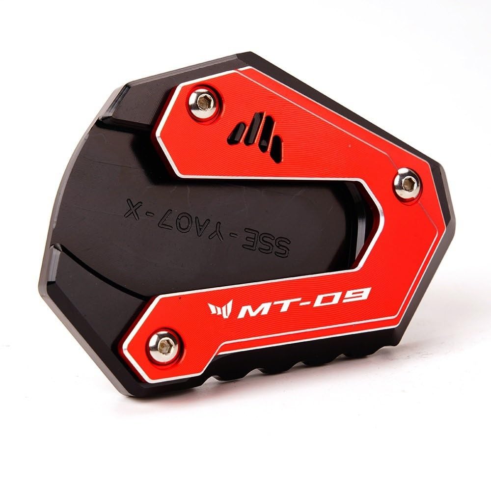 BOEYDSE88 Motorrad-Seitenständerpolster Für Y&AMAHA MT09 SP 2023 MT 09 2022 Tracer MT-09 SP FZ09 2015-2023 Motorrad Kickstand Fuß Seite Stehen Verlängerung Pad Schlüsselanhänger(1) von BOEYDSE88