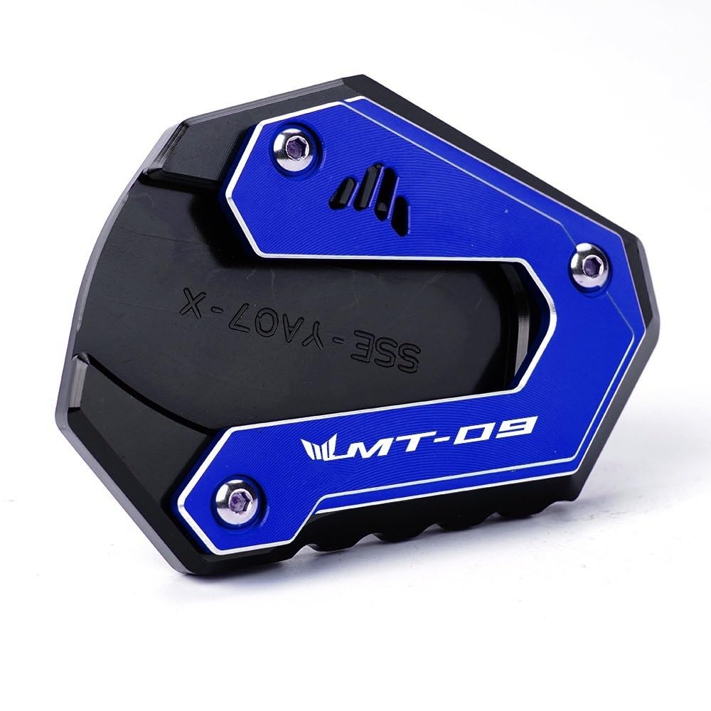 BOEYDSE88 Motorrad-Seitenständerpolster Für Y&AMAHA MT09 SP 2023 MT 09 2022 Tracer MT-09 SP FZ09 2015-2023 Motorrad Kickstand Fuß Seite Stehen Verlängerung Pad Schlüsselanhänger(2) von BOEYDSE88