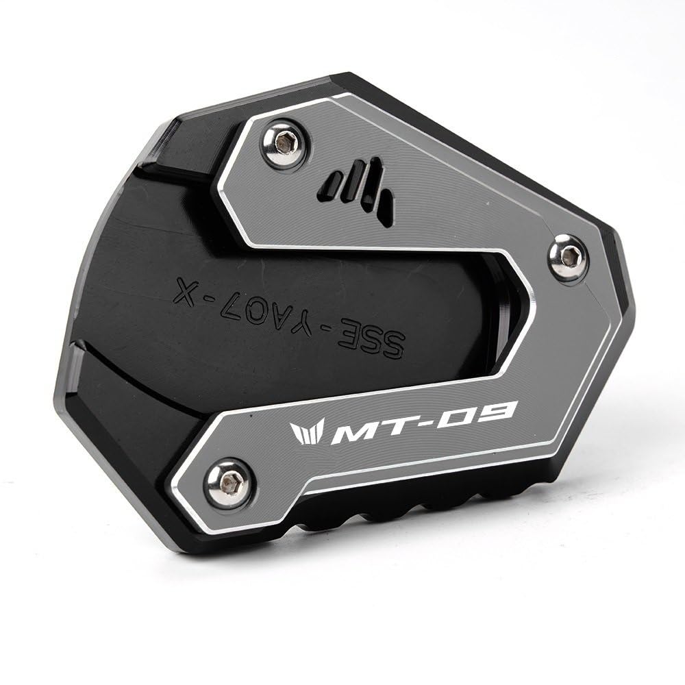 BOEYDSE88 Motorrad-Seitenständerpolster Für Y&AMAHA MT09 SP 2023 MT 09 2022 Tracer MT-09 SP FZ09 2015-2023 Motorrad Kickstand Fuß Seite Stehen Verlängerung Pad Schlüsselanhänger(4) von BOEYDSE88