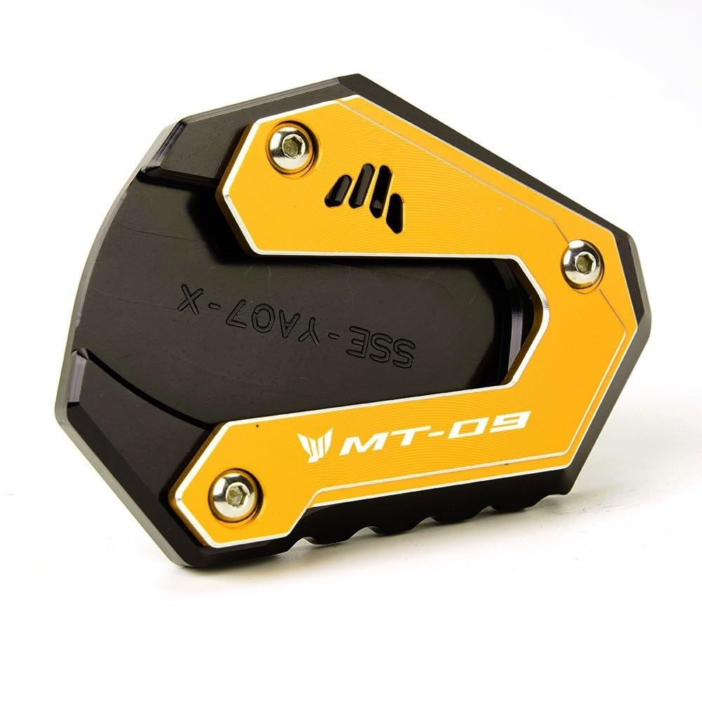 BOEYDSE88 Motorrad-Seitenständerpolster Für Y&AMAHA MT09 SP 2023 MT 09 2022 Tracer MT-09 SP FZ09 2015-2023 Motorrad Kickstand Fuß Seite Stehen Verlängerung Pad Schlüsselanhänger(5) von BOEYDSE88