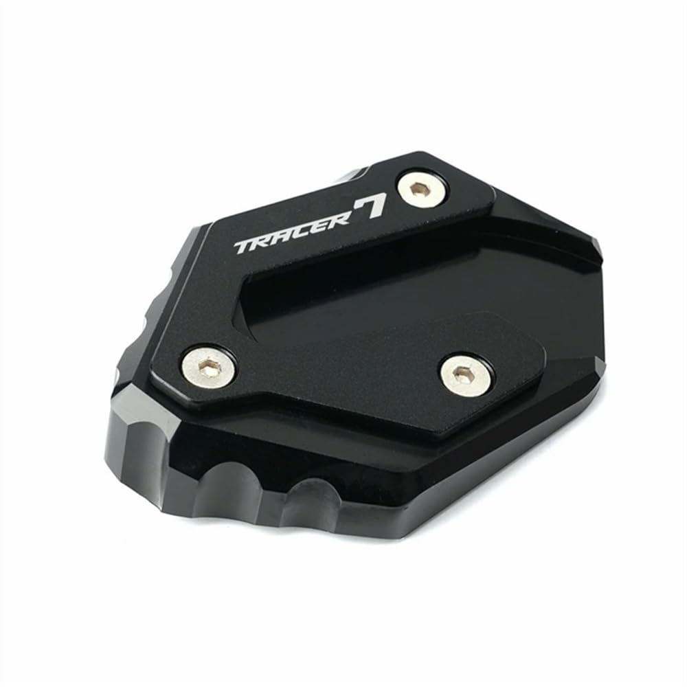 BOEYDSE88 Motorrad-Seitenständerpolster Für Y&AMAHA Tracer 9 9GT 2021 2022 Tracer 7 7GT GT 2021 TRACER7 TRACER9 Motorrad CNC Kickstand Stand Platte Fuß Enlarger Pad(1) von BOEYDSE88