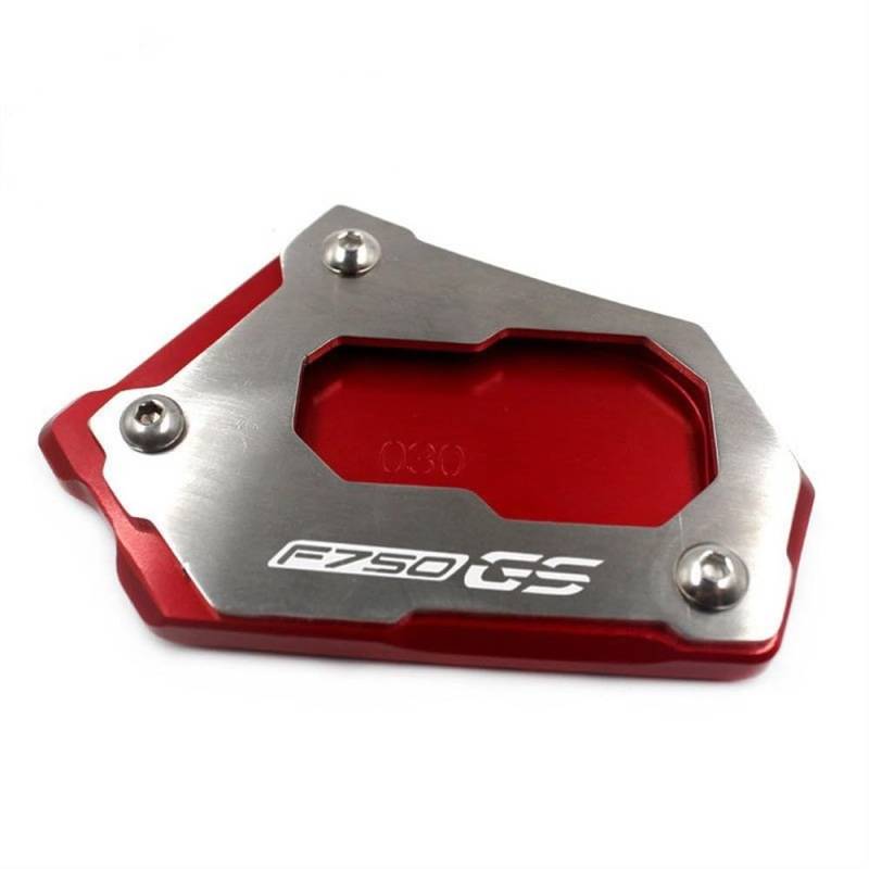 BOEYDSE88 Motorrad-Seitenständerpolster Motorrad CNC Kickstand Fuß Seitenständer Verlängerung Pad Stützplatte Vergrößern Für B&MW F850GS F750GS F850 F750 GS F 750 GS F 850(2) von BOEYDSE88