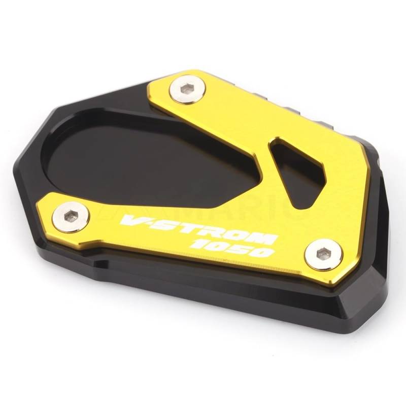 BOEYDSE88 Motorrad-Seitenständerpolster Motorrad Fuß Seite Stehen Enlarger Erweiterung Kickstand Pad Platte Anti-Slip Für Suzuki V-Strom 1000 1050 VSTROM V Strom 1050XT(V-STROM1050-6) von BOEYDSE88