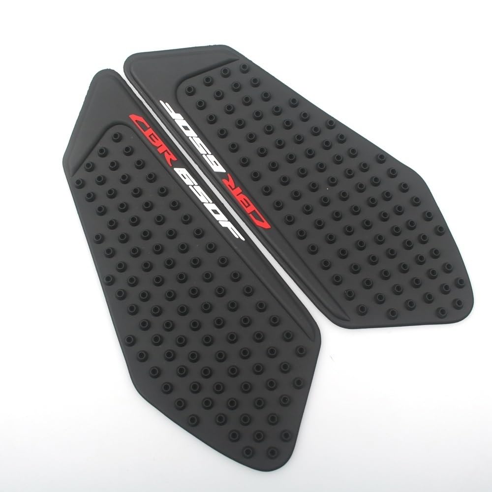 BOEYDSE88 Motorrad-Tankaufkleber Motorrad Aufkleber Anti Slip Tank Pad Seite Knie Grip Traktion Pads Für H&ONDA CBR650F CBR 650F 2013 2014 2015 2016 2017 2018(Black 3) von BOEYDSE88