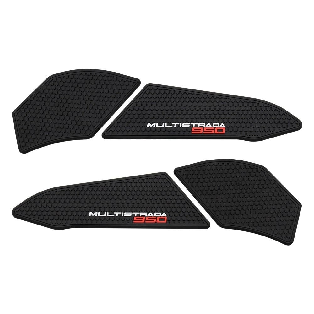 BOEYDSE88 Motorrad-Tankaufkleber Motorrad Seite Kraftstoff Pads Tank Pad Schutz Aufkleber Knie Grip Traktion Für D&UCATI MULTISTRADA 950 950S 2019-2021 von BOEYDSE88