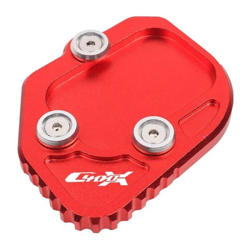 Motorrad Ständerverlängerung Für C400X C400GT K51 C400 X GT C 400X 400gt 2019-2023 Motorrad CNC Kickstand Fuß Seite Stehen Verlängerung Pad Platte Halterung(Red1) von BOEYDSE88