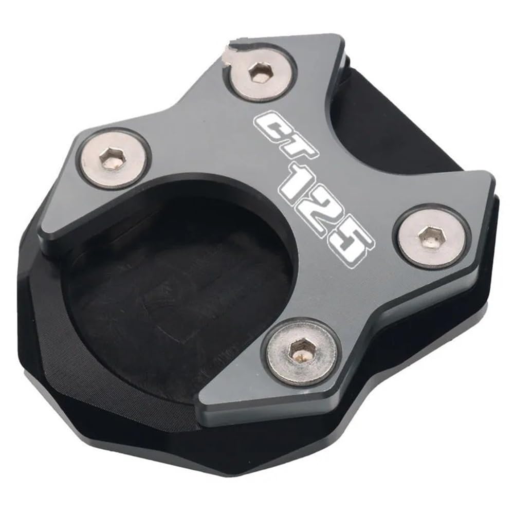 Motorrad Ständerverlängerung Für CT125 CT 125 Cub 2020-2023 Motorrad CNC Aluminium Seite Stehen Pad Platte Ständer Enlarger Unterstützung Verlängerung(Titanium) von BOEYDSE88