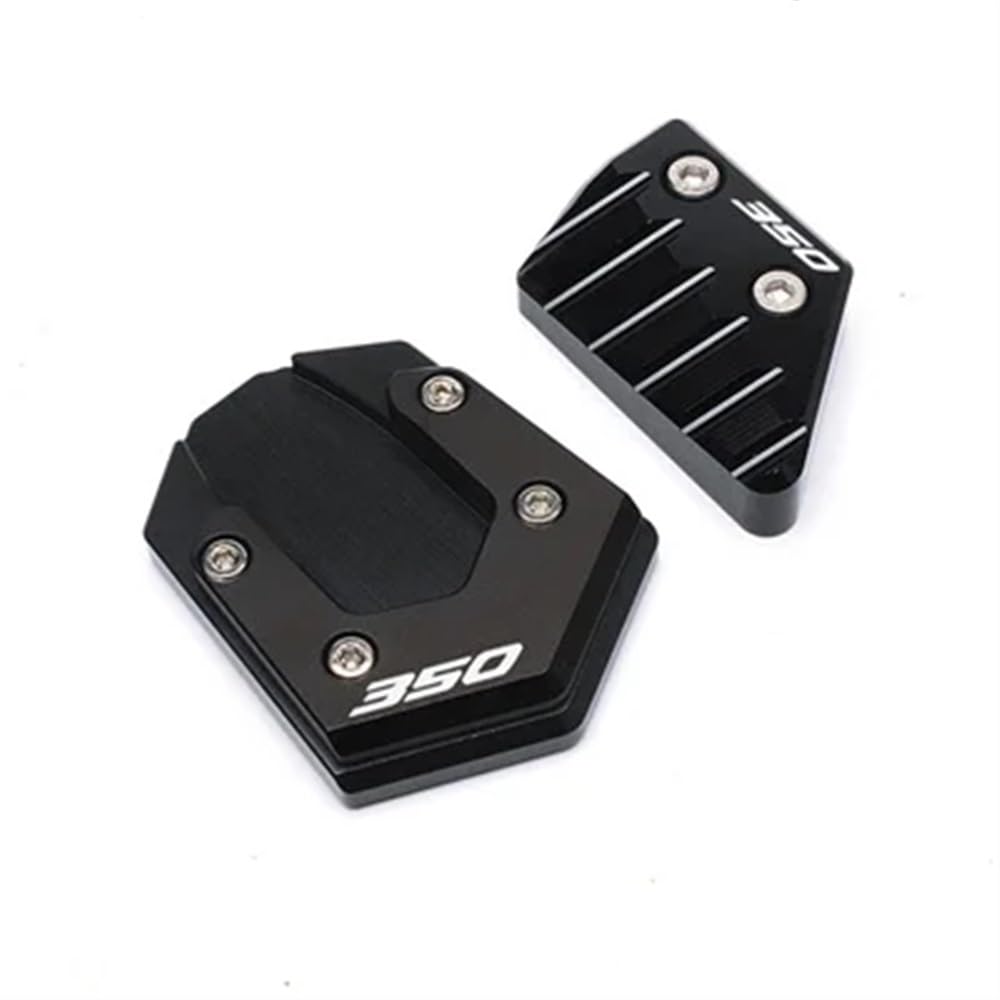 Motorrad Ständerverlängerung Für FORZA 350 FORZA350 NSS350 NSS 350 2018-2022 2021 Motorrad Zubehör Ständer Seite Stehen Verlängerung Enlarger Pad(Black) von BOEYDSE88