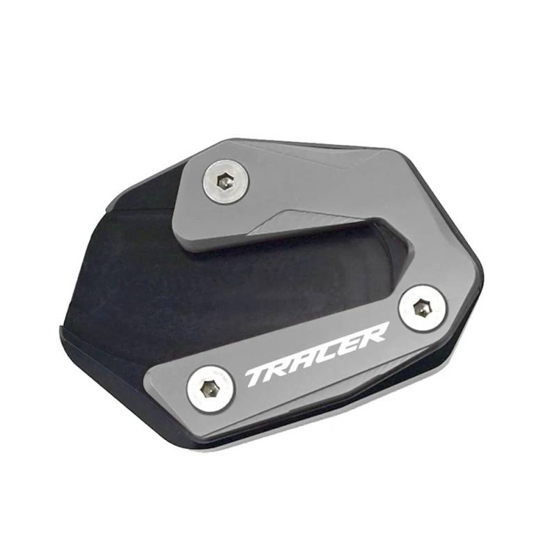 Motorrad Ständerverlängerung Für MT07 MT-07 MT09 MT-09 TRACER9/7/GT TRACER 700/900/GT Motorrad Zubehör Seite Stehen Extender Ständer Vergrößern Pad(Titanium) von BOEYDSE88