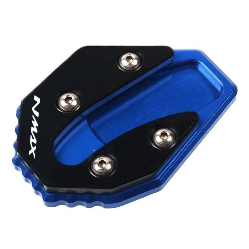 Motorrad Ständerverlängerung Für NMAX155 NMAX125 NMAX 155 NMAX 125 2020-2023 Motorrad Kickstand Fuß Seite Stehen Verlängerung Pad Unterstützung Platte Vergrößern(Blue) von BOEYDSE88