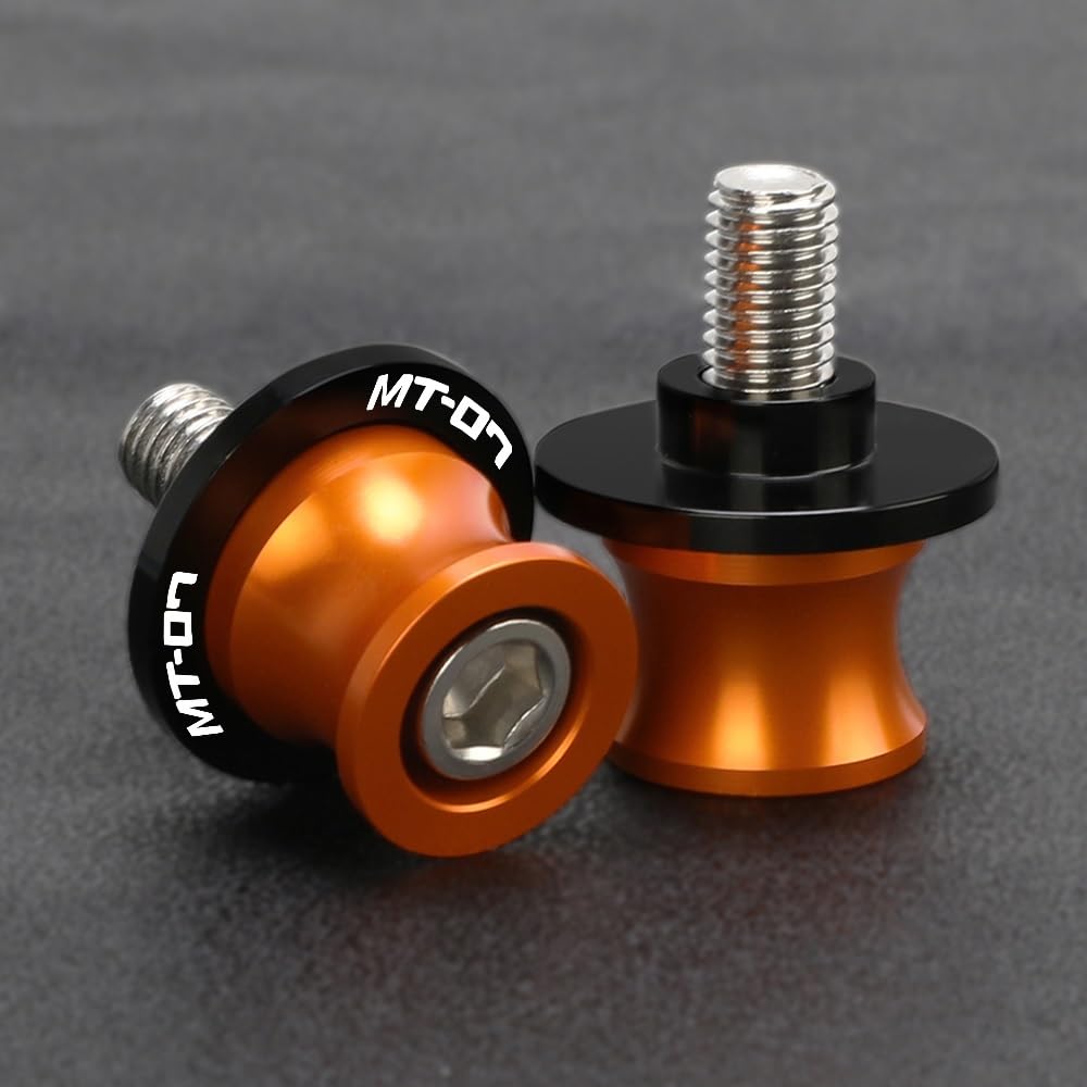 Spulenschieber FÜR MT07 MT 07 2014 2015 2016 2017 2018 2019 2020 2021 2022 Motor 6 MM Schwinge Sliders Spulen Stand Schrauben Sliders(6MM-1) von BOEYDSE88