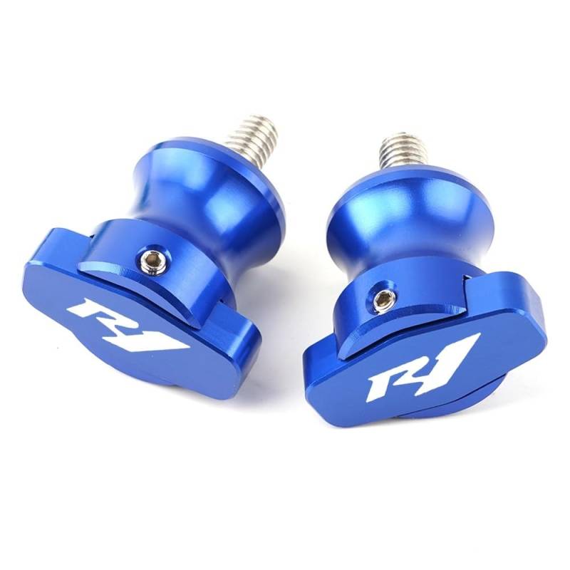 Spulenschieber Für R1 YZFR1 YZF-R1 1998-2017 2014 2015 2016 Motorrad 6 MM CNC Aluminium Rahmen Sliders Schwinge Schwinge Spulen Scews(M6-Blue) von BOEYDSE88