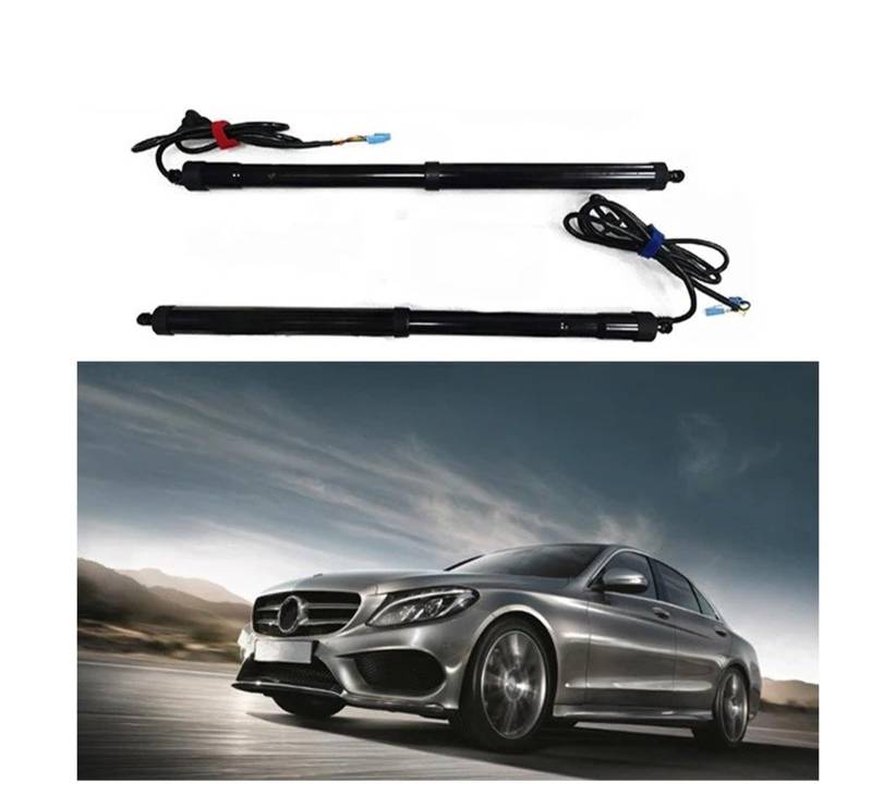 Antriebseinheit Heckklappe Gasdruckfeder Für Benz C-Klasse 2011-2023 Auto Power Stamm Lift Elektrische Hatch Heckklappe Heckklappe Strut Auto Hinten Tür Antrieb(No Kick Sensor) von BOHHO