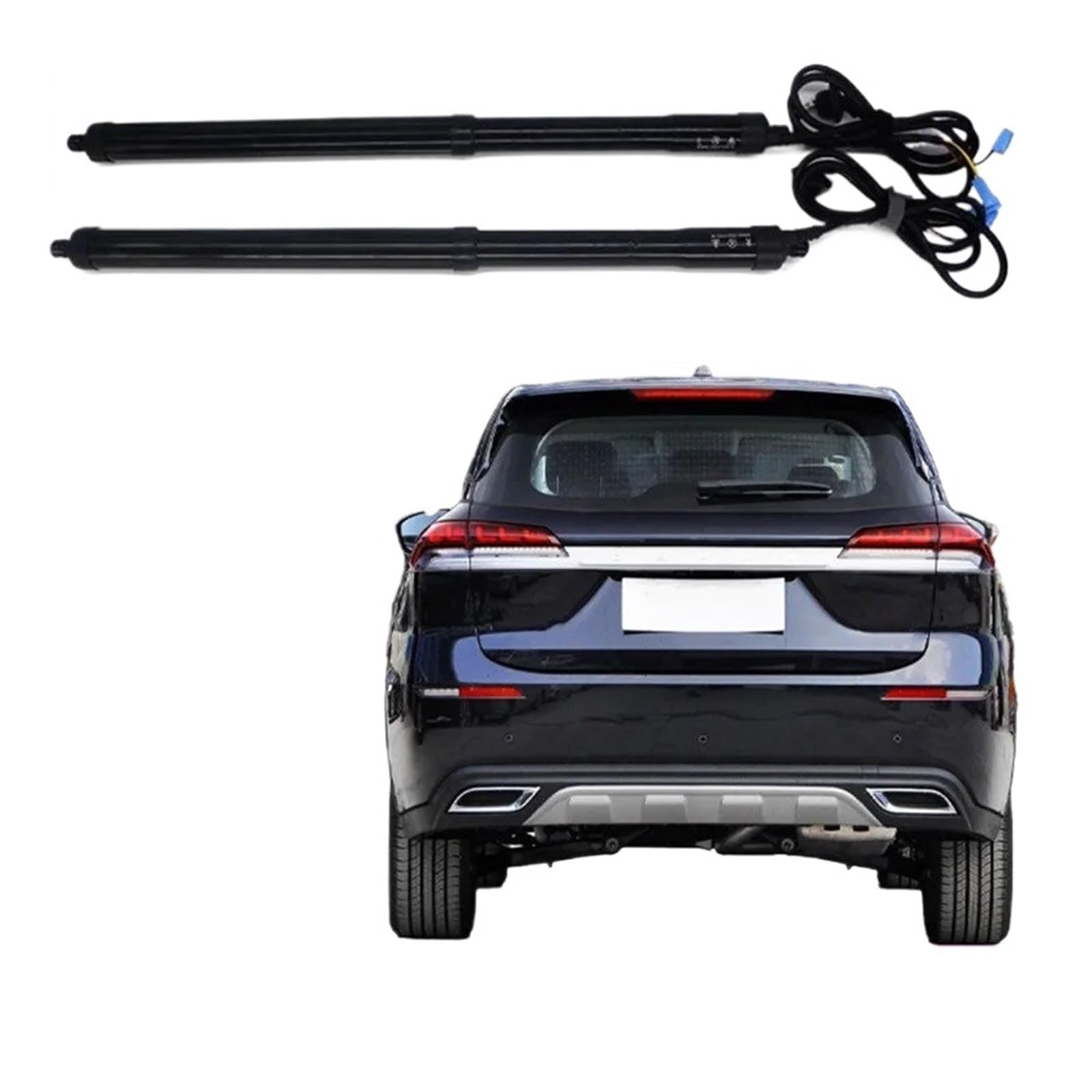 Antriebseinheit Heckklappe Gasdruckfeder Für Chang''an Für Auchan X7 2020 2021 2022 2023 Elektrische Heckklappe Hebebühne Automatische Stamm Öffnung Drift Stick Power Tor Kit(with Kick Senor) von BOHHO