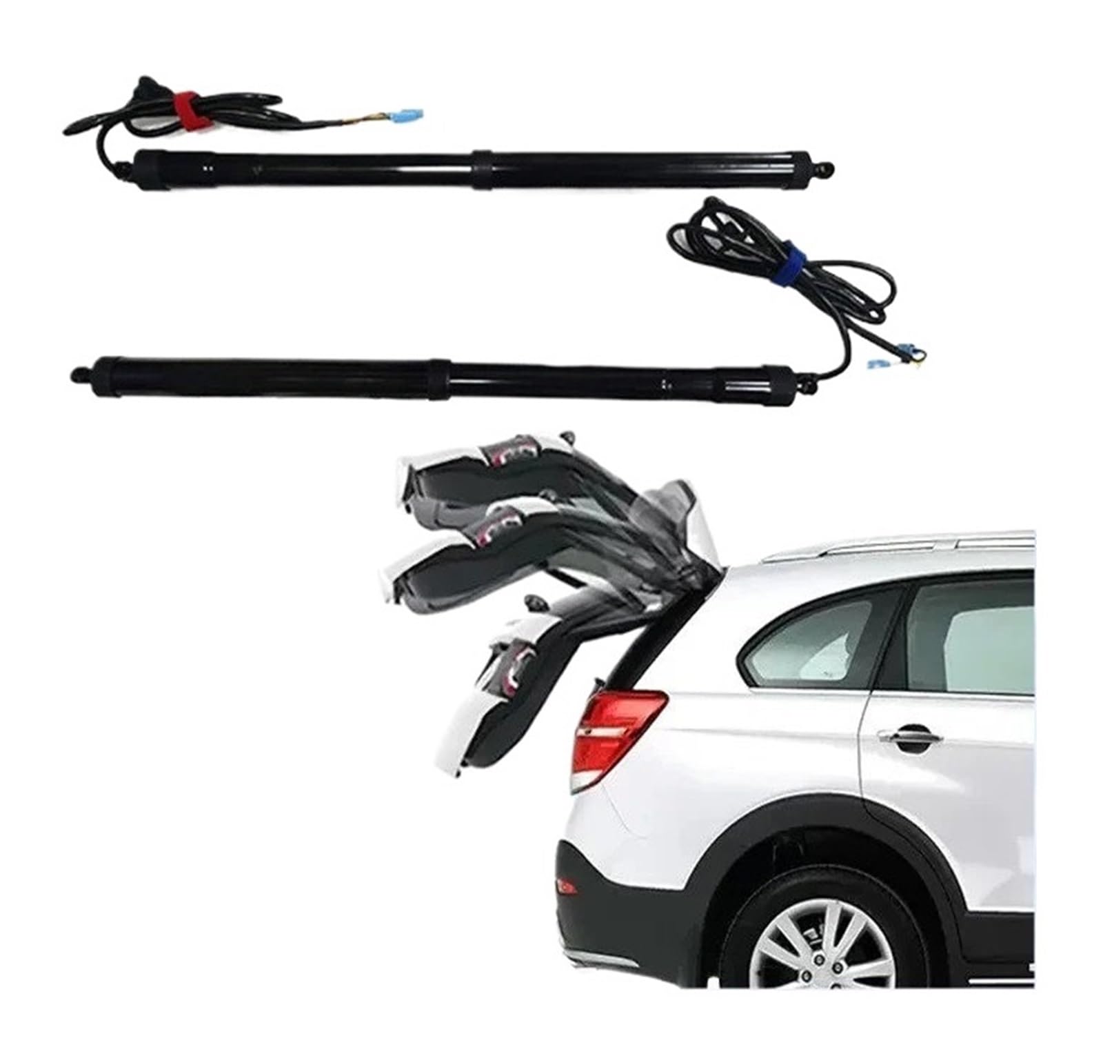 Antriebseinheit Heckklappe Gasdruckfeder Für Chevrolet Für Captiva 2012-2022 Elektrische Heckklappe Hebebühne Auto Automatische Kofferraum Öffnung Elektrische Motor(with Kick Sensor) von BOHHO