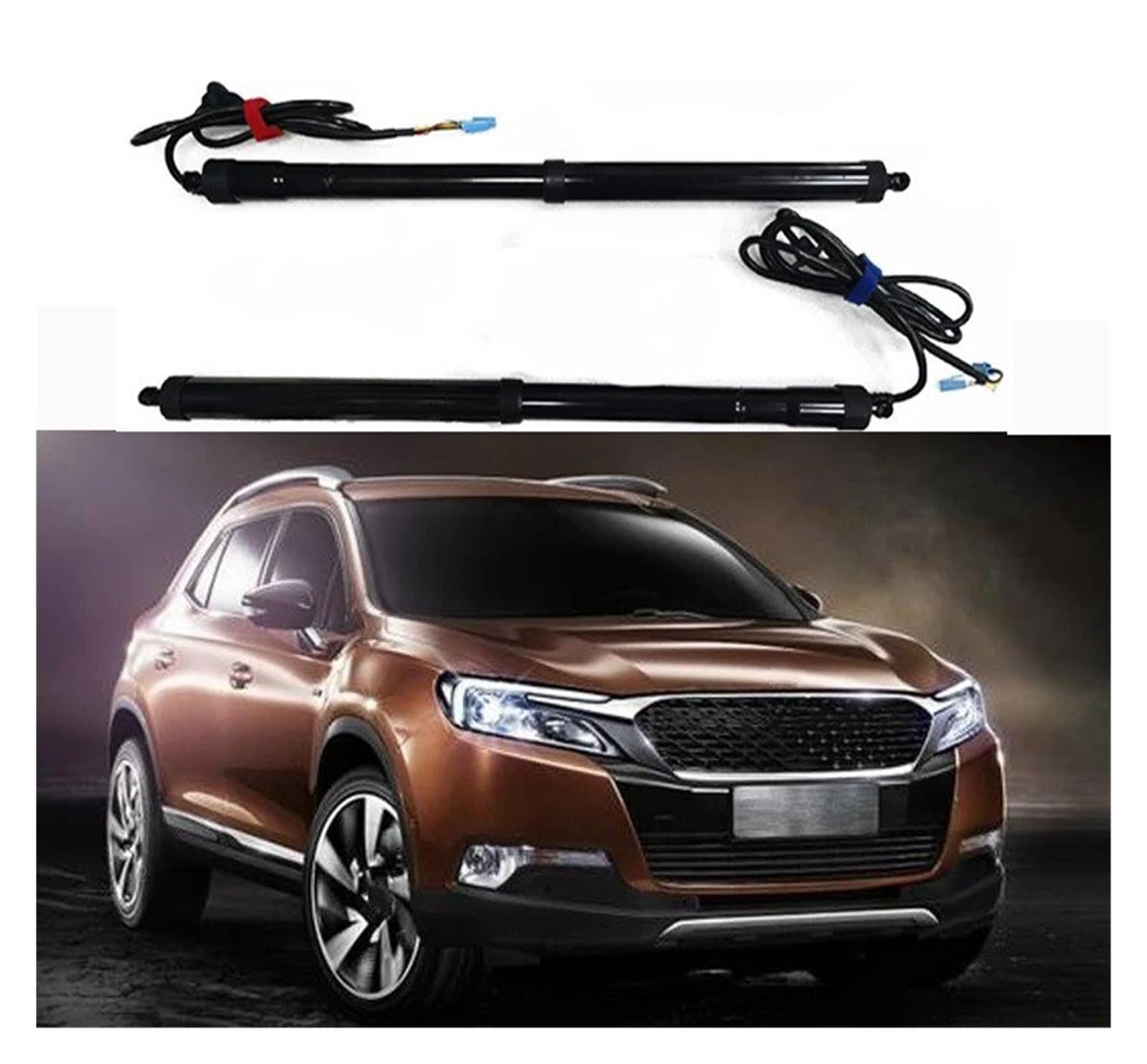 Antriebseinheit Heckklappe Gasdruckfeder Für Citroen DS6 2014 2015 2016 2017 2018 2019 Elektrische Heckklappe Hebebühne Auto Automatische Kofferraum Öffnung Elektrische Motor(with Kick Sensor) von BOHHO