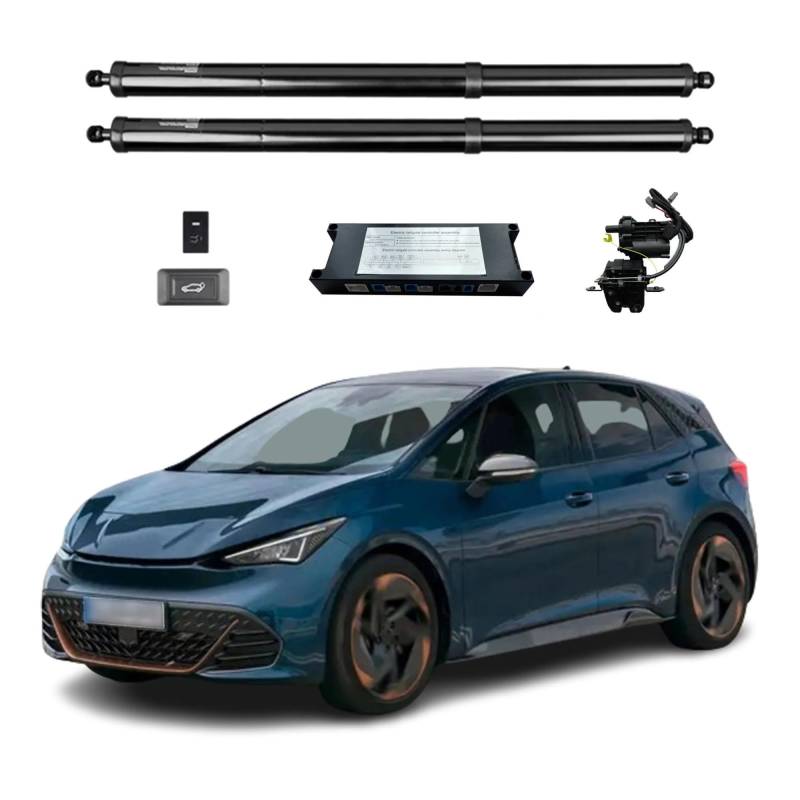 Antriebseinheit Heckklappe Gasdruckfeder Für Cupra Für Born 2021 2022 2023 2024 Elektrische Heckklappe Heckklappe Hinten Hatch Stamm Strut Shock Lift Stange Antrieb Control(Without Kick Sensor) von BOHHO