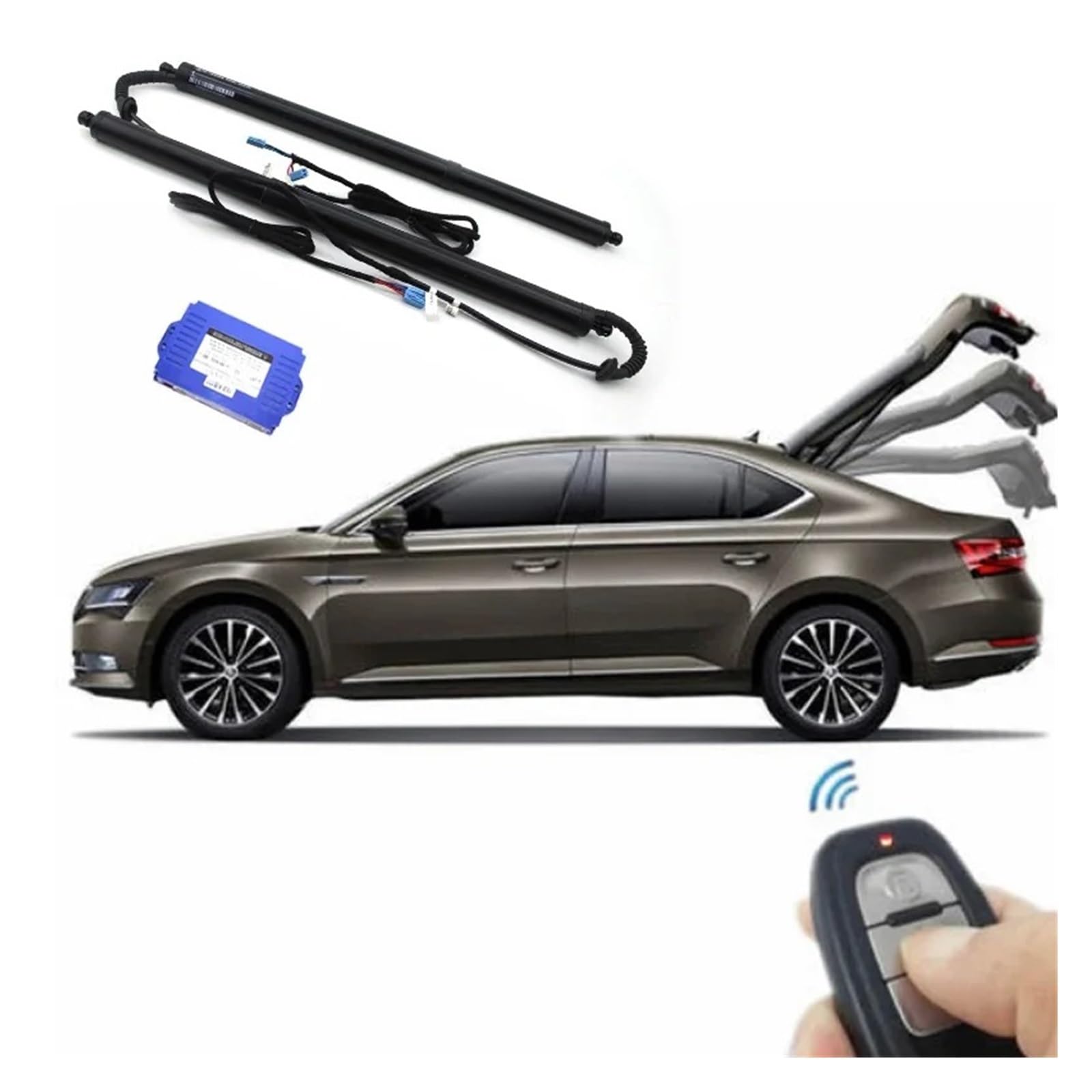 Antriebseinheit Heckklappe Gasdruckfeder Für Geely Für Coolrey Für Binyue Für BelGee X50 Auto Power Stamm Lift Elektrische Hatch Heckklappe Heckklappe Strut(Without Foot Sensor) von BOHHO