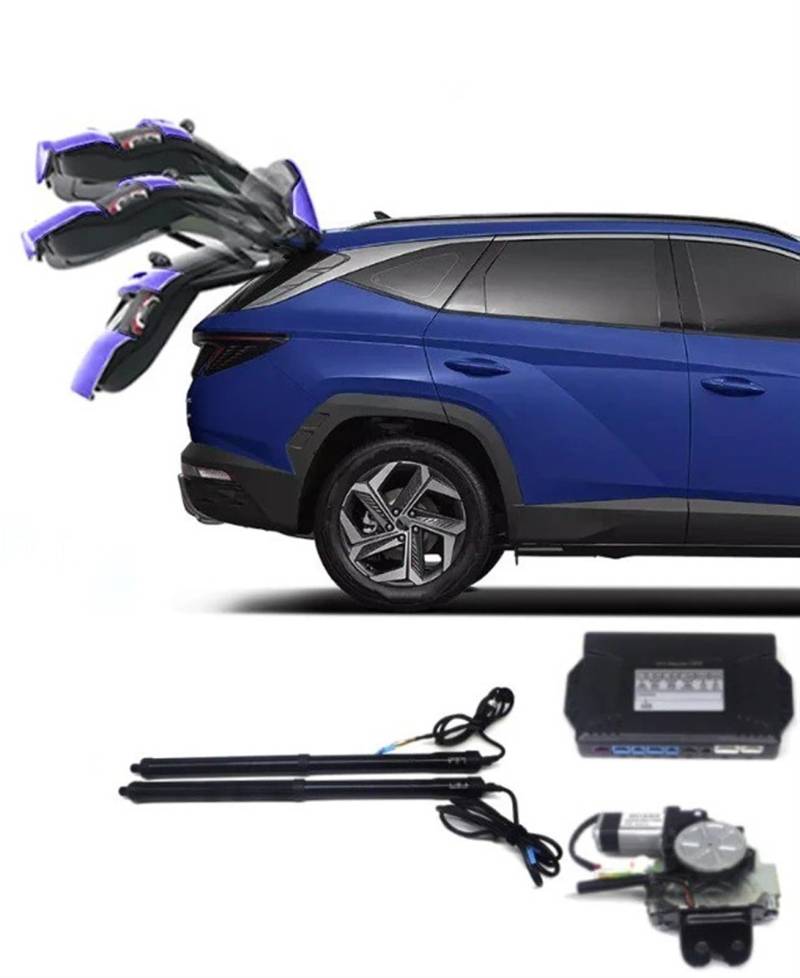 Antriebseinheit Heckklappe Gasdruckfeder Für Hyundai Für Tucson 2015-2023 Elektrische Heckklappe Aufzug Automatische Kofferraum Öffnung Auto Aufzug(with Kick Sensor) von BOHHO